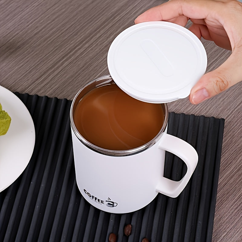 Mug en Acier Inoxydable avec Couvercle