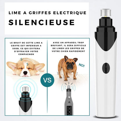 Coupe griffes pour chat et chien - Lime à ongles électrique